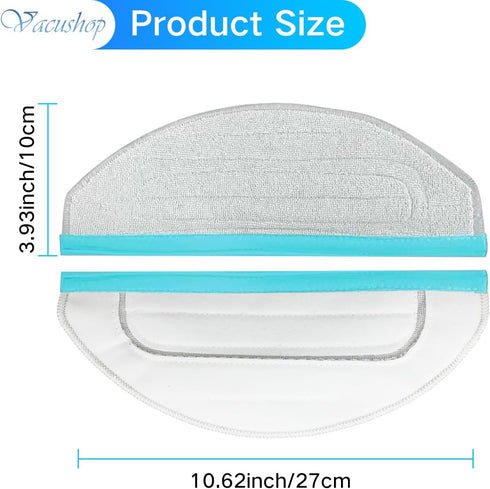 Moppad Replacement for Robot Cleaner Yeedi Cube CC Accessories 4 Moppads...