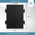 2-Pack Notched Activated Carbon Charcoal Microwave Hood Filters - 9.75" x 7.25" Microwave Hood Filters - Compatible with Whirlpool OTR Models and ...