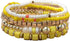 COLORFUL BLING 5Pcs/Set Bohemian Stackable Beads Bracelet for Women Multilayer Boho Seed Statement Stretch Strand Bracelet Friendship Women Jewelr...