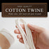SMART&CASUAL 600 Feet 2mm Cotton Butcher Twine String Soft Food Safe for Cooking Craft Baker Kitchen Meat Turkey Sausage Roasting Gift Wrapping Ga...