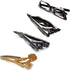 Yoursfs 4Pcs Novelty Tie Clips Set for Men 316L Stainless Steel Cool Unique Tie Bar Pin Set Men's Fashion Jewelry Accessories...