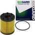 ECOGARD X6162 Premium Cartridge Engine Oil Filter for Conventional Oil Fits Fiat 500 1.4L 2012-2019, 500L 1.4L 2014-2020, 124 Spider 1.4L 2017-202...
