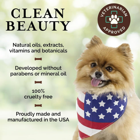5-in-1 Odor Control Dog Spray, 240ml/8 fl oz, Spray for Dogs with Odor Issues, Oatmeal, Lavender and Tea Tree Oil, Detangles Fur...
