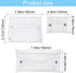 3 Pack Transparent Cosmetic Bags, Different Size Portable Waterproof PVC Makeup Cases Organizers Pouch Carrying Accessories for Lipstick Facial Cl...