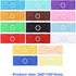 Tvoip 10PCS Chair Cover Stretch Band with Buckle Slider Sashes Bow Wedding Banquet Chair Decoration (Light Blue)...