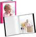 CRANBURY Small Photo Album 4x6 (Pink), 2-Pack 4 x 6 Photo Book, 24 Pockets Shows 48 Pictures, Mini Plastic Picture Album Binder with Customizable ...