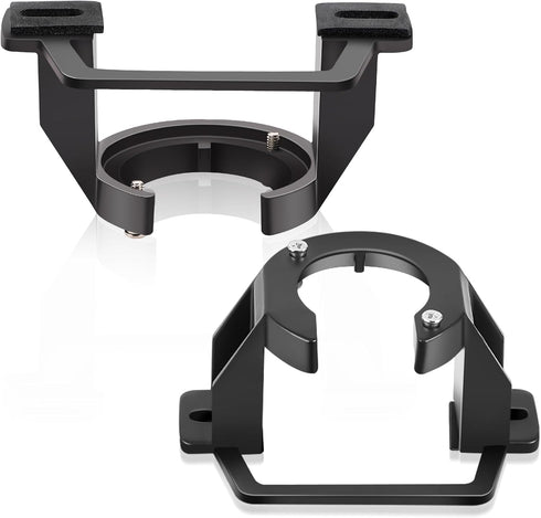 Zonon 2 Pcs Ceiling Fan Mounting Bracket Ceiling Fan Mounting Kits Ceiling Fan Parts for Cathedral Canopy Living Room, Black (without Wire)...