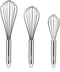 NileHome Stainless Steel Whisk Set 8" 10" 12" Kitchen Whisk Balloon Whisk Kitchen Wisk Wire Whisks for Cooking, Whisking, Blending, Beating, Stirr...