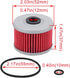 3 Packs HF113 Oil Filter 15412-HM5-A10 with O-Rings Fit for ATC250ES ATC350X TRX250 TRX300 TRX350 TRX400EX TRX420FE TRX450ES TRX500FE XL250R XL350...