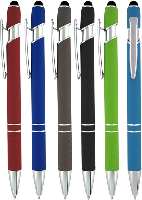 2-in-1 Stylus Ballpoint Pen for Touch Screens - Compatible with Ipad, iPhone, Android - Universal Pens for Tablet - Multi-Use Ballpoint Tip Pens, ...