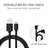 5FT Replacement Micro USB Charger Cable Cord Compatible with HyperX Cloud Flight, Corsair Void, HS70, HS70 Pro, K63, Razer BlackShark V2 Pro, Turt...