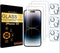 Screen Protector for iPhone 15 [3 Pack Screen Protector + 3 Pack Camera Lens Protector for Iphone 15 HD Clear, Dynamic Island Compatible Tampered ...