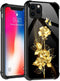 TnXee Case Compatible with iPhone XR Case, Golden Butterfly Rose Flower Case for iPhone XR Cases for Man Women Gifts Pattern Design Case......