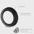 Haoge Metal Lens Hood for Nikon NIKKOR Z 40mm f/2, Z 28mm f/2.8, Z 28mm f/2.8 (SE) Lens,Screw Hood, Compatible with 52mm UV Filters and 52mm Lens ...