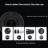 K&F Concept 40.5mm Lens Cap Cover, 4-in-1 Center Pinch Lens Cover + Anti-Loss Keeper Leash + Microfiber Cleaning Cloth Kits Compatible with Nikon,...