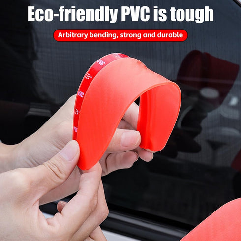 2PCS Car Rear View Mirror Rain Visor, Carbon Fiber Sun Visor Automotive Side Mirror Rain Eyebrow Snow Ice Cover Sticker Decal, Vehicle Exterior Ac...