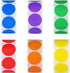 6 Colors 3000 Pieces Dot Stickers Color Code Circle Stickers Can Writing 1 Inch Office Supplies Stationery Sticker Garage Sale Stickers (6 Rolls, ...