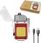 Electric Candle Lighter USB Type C Rechargeable Lighter Plasma Lighter Flameless Windproof Lighter No Butane Lighter with Outdoor Light for Campin...