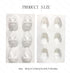 AUOCATTAIL 6 Cavity Easter Rabbit 3D Silicone Molds Rabbit Shape Silicone Baking Mold DIY Mousse Cake Pudding Jelly Dessert Fondant Cheesecake Soa...
