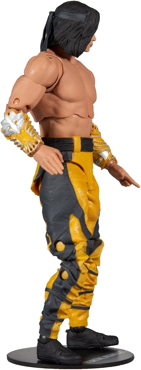 McFarlane Toys Mortal Kombat Liu Kang (Fighting Abbot) 7" Action Figure with Accessories...