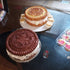 2Pcs Giant Sandwich Oreo Big Cookie Cake Pan 9 Inch Rock Star Bread Baking Silicone Mold (Set of 2, Random Color)...