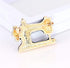 1 PCS Cute Sewing Machine Brooch Pins for Women Wedding - Black Enamel...