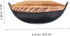 Alipis 1 Set Mini Amphora Wok Household Work Wrought Iron Wooden Cover...