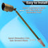 Landscape lighting Extension Pole - Brass Landscape Lighting Extension Riser to Make Spotlights and Pathway Outdoor Lights for Yard Taller, Lamp E...
