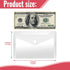 40 Pack Stamp and Die Storage Pockets, Reusable Small Plastic Envelopes Waterproof Sticker Organizer Receipt Holder Photo Storage Folders (4" x 6"...