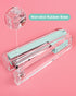Clear Acrylic Stapler, Desktop Stapler, Office Stapler, Elegant Modern Desk Accessory for The Desk at Home, Office, or School?Macaron Green?...