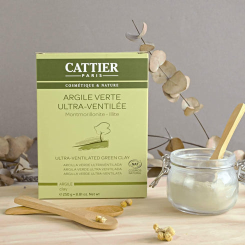 Cattier Ultra-Ventilated Green Clay 250g...