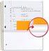 Five Star Spiral Notebook, 1 Subject, Wide Ruled Paper, 10-1/2" x 8", 80 Sheets, Glow, 1 Count (930020F)...