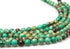 JarTc Natural Stone 6 Colors Sea Sediment Imperial Jasper Round Loose Beads for Jewelry Making (8mm, Dark Green)...