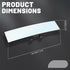 Car Rearview Mirrors, Shock Resistant Interior Clip-on Panoramic Rear View Mirror for Car, 12 inch HD Wide Viewing Range to Reduce Blind Spot Effe...