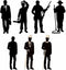 Father's Day Male Occupation Silhouette Metal Cutting Dies for Card Making, Paper Embossing Die Cuts Kit Templates, Storage Pockets Supplies, Phot...