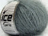 Sparkle Soft - Ice Yarns Metallic Lurex Nylon Eyelash Yarn 50gr (1.76ounces) 140m (153 Yards) Grey, Grey, Sparkle...