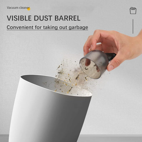 Mini Desk Handheld Vacuum Cleaner,0.26LB 2200Pa Rechargeable Hand held Vacuum Cleaner,Cleaning Dust Pet Hair Crumbs Scraps for Computer Home Kitch...