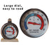 6 Pack Refrigerator Freezer Thermometer, Large Dial Freezer Thermometer, Freezer/Refrigerator/Fridge Temperature Cooler...