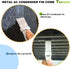 3PCS Steel Air Conditioner Fin Comb, 3 PCS Air Condenser Evaporator Cleaning Brush, Coil Whisk Brush, Improving Air Conditioning Operation and Enj...