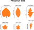 Konsait Bulk 540pcs Thanksgiving Foam Stickers,Fall Leaf Stickers Adhesive Foam Maple Leaves Stickers Art Craft Scrapbooks Supplies Thanksgiving A...