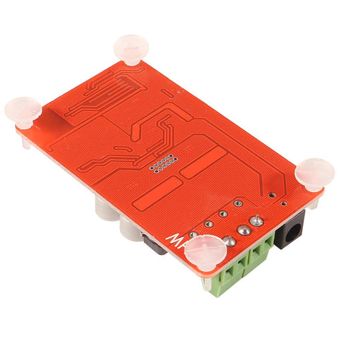 AITRIP 1 Pack TDA7492P 50W+50W Wireless Bluetooth CSR4.0 Audio Receiver Digital Amplifier Board 8~25V DC2.1 Power Supply (Red)...
