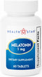 GeriCare Melatonin 1mg Tablets Dietary Supplement 60 Count (Pack of 1)...