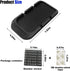 Car Dashboard Anti-Slip Mat Cell Phone Holder, Double-Groove Sticky Gripping Gel Pad with Number Plate, Multifunctional Car Dashboard Sticky Pad M...