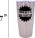 Rogue River Tactical Funny Sawdust Is Man Glitter Large 20 Ounce Travel Tumbler Mug Cup with Lid Vacuum Insulated Hot or Cold Sarcastic Work Gift ...