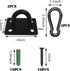 Stainless Steel Ceiling Hooks, Ceiling Hooks Pad Eyes Plate Marine Hardware Hooks with Screws....