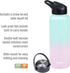 Goodful Double Wall Vacuum Sealed, Insulated Water Bottle with Two Interchangeable Lids, Sipping or Chugging Lids, Leak-Proof, Wide Mouth for Drin...