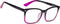 BLUELESS Reading Glasses Women - Fashion Ladies Readers(Black/Purple, 0.00)...