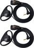 1 Pin 2.5mm D Shape Walkie Talkie Earpiece Headsets with PTT Mic?for Motorola Radios Talkabout Series Two-Way Radios ?2 packs?...
