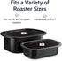 PanSaver Cooking Liners - Disposable Electric Roasting Pan Liners for Instant Cleanup with No Scrubbing - Foil, 2 Count...