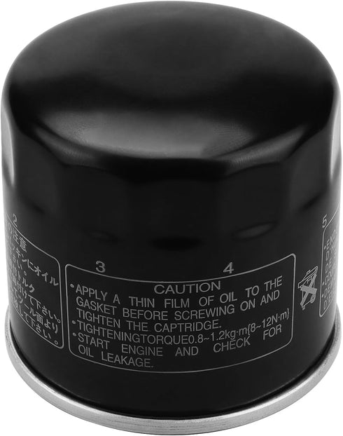 Sollon Oil Filter for Suzuki V-strom 650 DL650 1000,SV650,Eiger 400 LTA400,kingquad 400 450 500 750,Boulevard C50 C90 M109R M50,Intruder 800,Bandi...